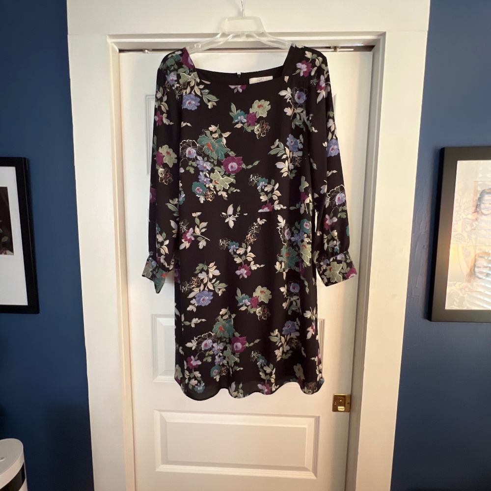 Loft Floral Dress Size 20